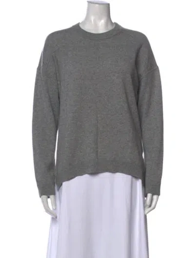 Pre-owned Theory Crew Neck Sweater In Gray