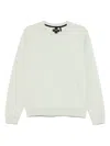 Theory Light Bilen Relaxed Crew Sweatshirt In Green