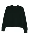 Theory Crew-neck Sweater In Green