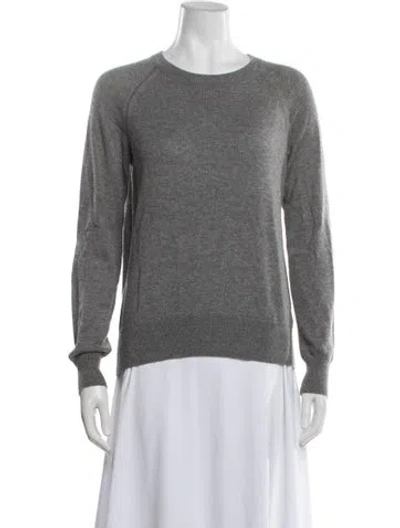 Pre-owned Theory Crew Neck Sweater In Grey