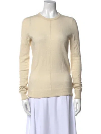 Pre-owned Theory Crew Neck Sweater In Neutral