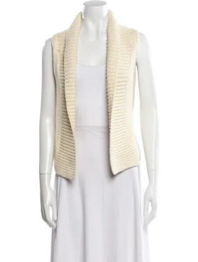 Pre-owned Theory Crew Neck Sweater In Neutral