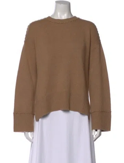 Pre-owned Theory Crew Neck Sweater In Neutral