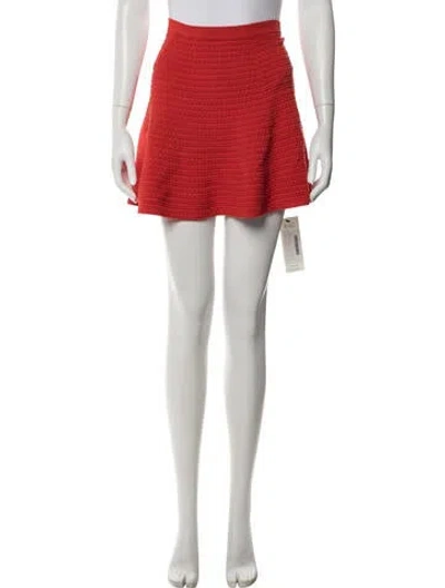 Pre-owned Theory Crew Neck Sweater In Red