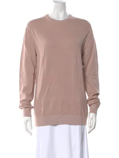 Pre-owned Theory Crew Neck Sweater W/ Tags In Brown