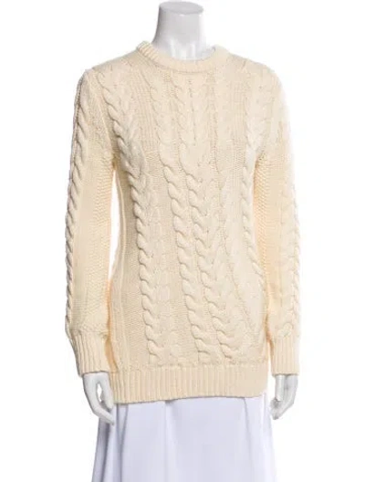 Pre-owned Theory Crew Neck Sweater W/ Tags In Neutral