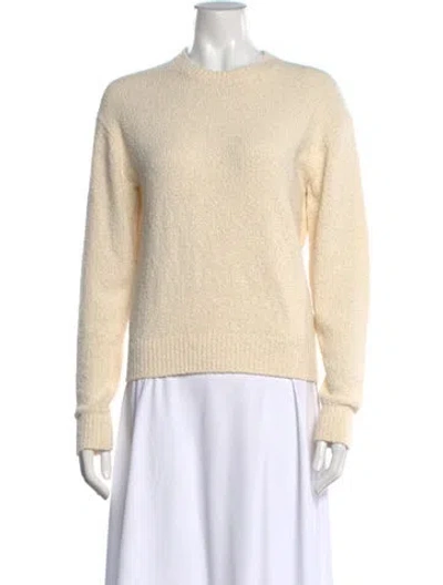 Pre-owned Theory Crew Neck Sweater W/ Tags In Neutrals