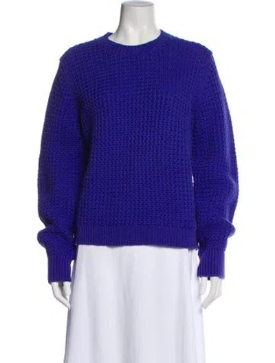 Pre-owned Theory Crew Neck Sweater W/ Tags In Purple