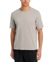 Theory Crew Neck Tee In Fade Jersey In Gray