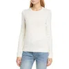 Theory Crewneck Cashmere Sweater In White