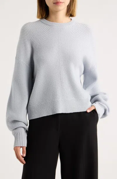 Theory Crewneck Cashmere Sweater In Gray
