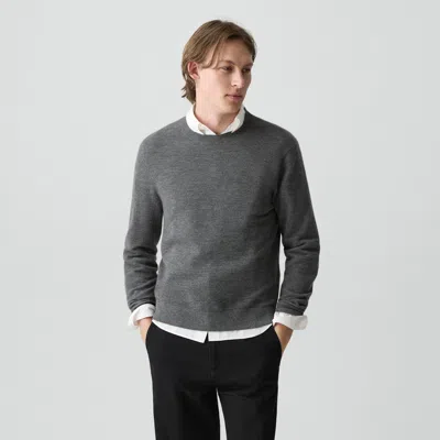 Theory Crewneck Sweater In Cashmere In Gray