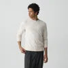 Theory Crewneck Sweater In Regal Wool In Neutral