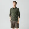 Theory Crewneck Sweater In Regal Wool In Green