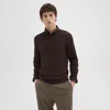Theory Crewneck Sweater In Regal Wool In Hickory