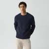 Theory Crewneck Sweater In Wool-cashmere In Blue