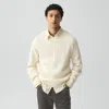 Theory Crewneck Sweater In Wool-cashmere In White