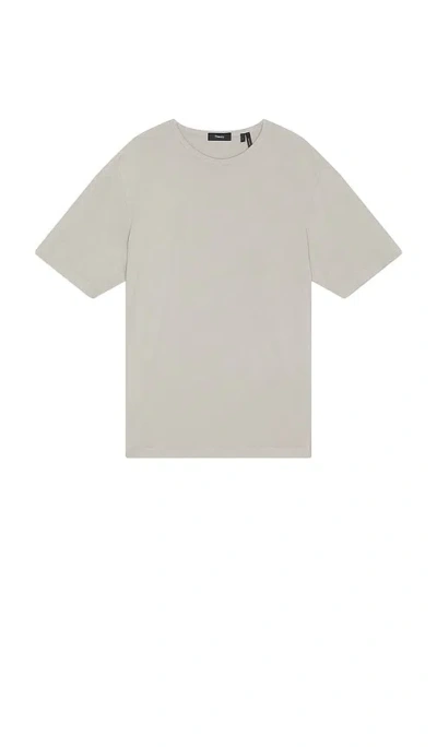 Theory Crewneck Tee In Gray