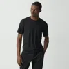 Theory Crewneck Tee In Perform Jersey In Black