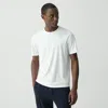 Theory Crewneck Tee In Perform Jersey In White