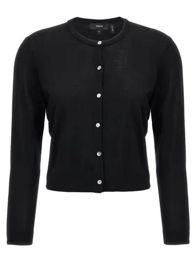 Theory Crop Cardi S Sweaters And Cardigans In Black