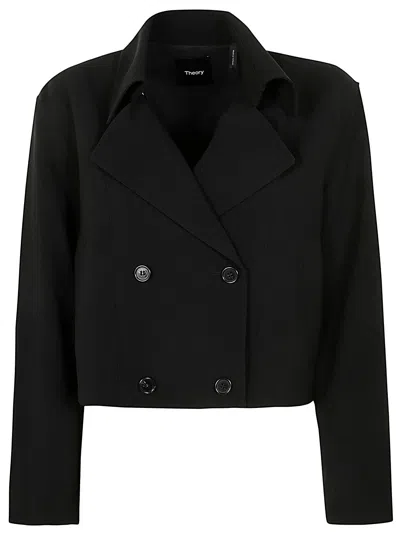THEORY THEORY CROP TRENCH ADMIR