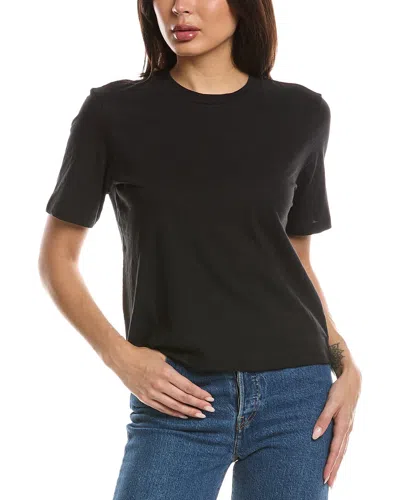 Theory Crop T-shirt In Black