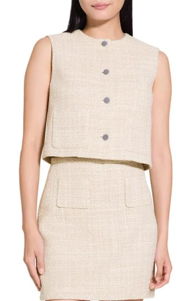 THEORY THEORY CROP TWEED VEST