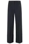 Theory Cropped Cuffed City Pants In Black