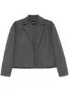 Theory Cropped Jacket In Grau