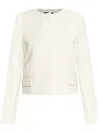 Theory Cropped Jacket In White