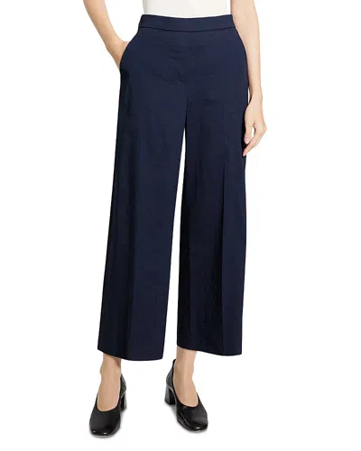 Theory Cropped Pants In Blue