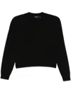 Theory Easy Pullover Cashmere Sweater In Black