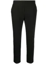 Theory Straight Pant In Good Wool In Black