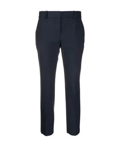 Theory Cropped Tailored Trousers In Black