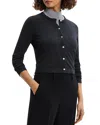 Theory Regal Merino Wool Cropped Cardigan In New Pestle Melange