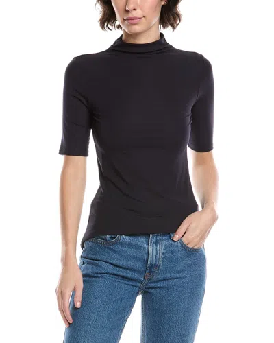 Theory Cruzio Knit Top In Black
