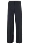 Theory Cropped Cuffed City Pants In Blue