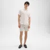 Theory Curtis 7" Drawstring Short In Good Linen In Sand