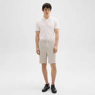 Theory Curtis 9” Drawstring Short In Precision Ponte In Putty