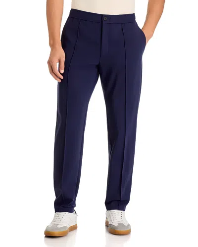 Theory Curtis Draw Pant In Precision Ponte In Blue