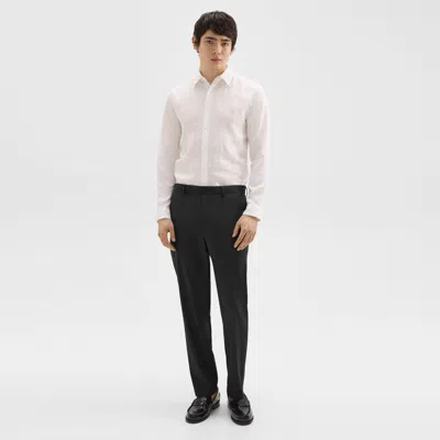 Theory Curtis Drawstring Pant In Good Linen In Black
