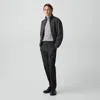 Theory Curtis Drawstring Pant In Motion Wool In Black