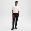 Theory Curtis Drawstring Precision Ponte Pants Black In Black