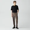 Theory Curtis Drawstring Pant In Precision Ponte In Brown