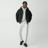 Theory Curtis Drawstring Pant In Precision Ponte In Fog