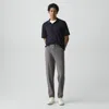 Theory Curtis Drawstring Pant In Precision Ponte In Gray