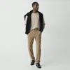 Theory Curtis Drawstring Pant In Precision Ponte In Walnut