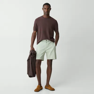 Theory Curtis Drawstring Short In Good Linen In Light Greenstone