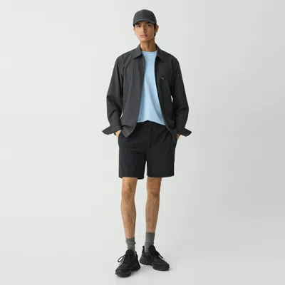 Theory Curtis Drawstring Short In Precision Ponte In Black
